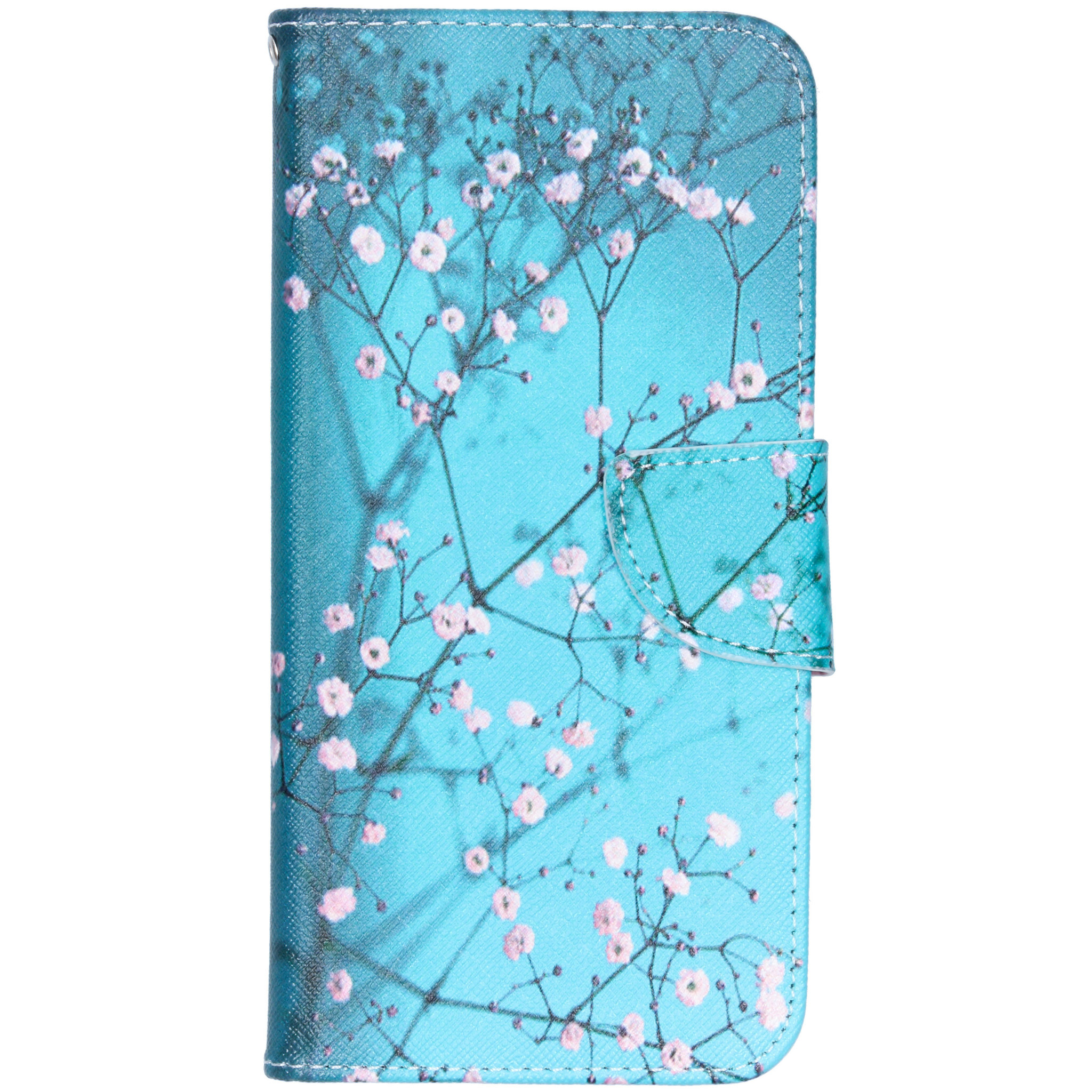 - Design Softcase Booktype hoesje voor de Samsung Galaxy A50 - Bloesem