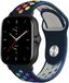 Strap-it Amazfit GTS 2 sport band - donkerblauw/kleurrijk