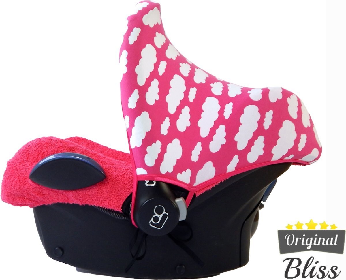 Bliss Maxi Cosi Zonnekap - Kap/Kapje voor Maxi Cosi - Cabriofix Citi Pebble plus - Wolk Roze