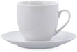 Quid Kopje met schoteltje Quid New Renova Wit Keramisch 200 ml (6 Stuks)