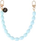 AVY Polsband Telefoonkoord | Armband | Rosario Blue | Kort Koord | Universeel voor alle Hoesjes | Geschikt voor iPhone, Samsung en meer | 32cm | Kralen | Blue