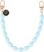 AVY Polsband Telefoonkoord | Armband | Rosario Blue | Kort Koord | Universeel voor alle Hoesjes | Geschikt voor iPhone, Samsung en meer | 32cm | Kralen | Blue