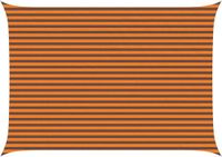 vidaXL Zonneschaduw Oranje en Bruin 3,5 x 5 m 100% Polyester Oxford