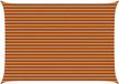 vidaXL Zonneschaduw Oranje en Bruin 3,5 x 5 m 100% Polyester Oxford
