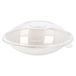 García de Pou 224.22 schalen ovaal + deksel 'Bionic' 22 x 13,5 x 5,5 + 4,5 cm, wit, 50 stuks