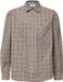 s.Oliver Geruit overhemd met lange mouwen Beige