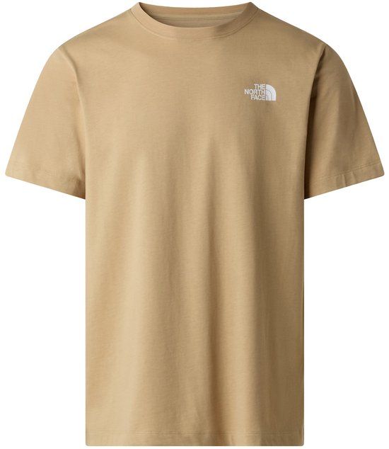 The North Face Evolution Box NSE Casual T-shirt Heren Khaki 2XL