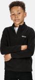 Regatta Kids Hot Shot II Half Zip Fleece Zwart Unisex Polyester