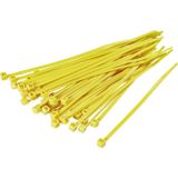 TRU COMPONENTS TC-CV300S203 Kabelbinder 300 mm 4.80 mm Geel 100 stuk(s)
