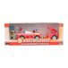 Giochi Preziosi Brandweerauto met origineel vrijlooplicht, aanhanger en brandweerman 7 cm met uitrustingsaccessoires, voor kinderen vanaf 4 jaar