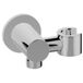 Wiesbaden raccord coudé avec support de douchette orientable - Rond - 1/2 pouce - Chrome