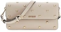 GUESS Sadie Flap Shoulder Bag Light Taupe beige