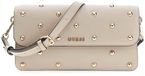 GUESS Sadie Flap Shoulder Bag Light Taupe beige