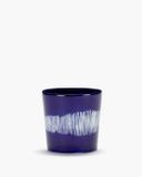 Serax - Ottolenghi Feast Koffiekop Donkerblauw/Wit 7 cm 25 cl (4 stuks)