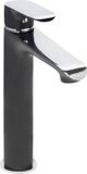 Boss & Wessing BWS Wastafelmengkraan Marta Eenhendel Hoog 26cm model Zwart Chroom