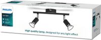 Philips Limbali spot enbouw - 2 lampen - noir