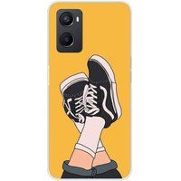 1001 coques Oppo Bedrukt siliconen hoesje compatibel met Oppo A76 Sneakers