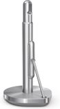Simplehuman Keukenrolhouder met Klemarm - Vrijstaande Keukenrolhouder - Zilver - Geborsteld RVS