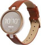 kwmobile lederen horlogebandje geschikt voor Garmin Lily Sport polsband - Echt leren smartwatch bandje - Activity tracker horloge band in bruin