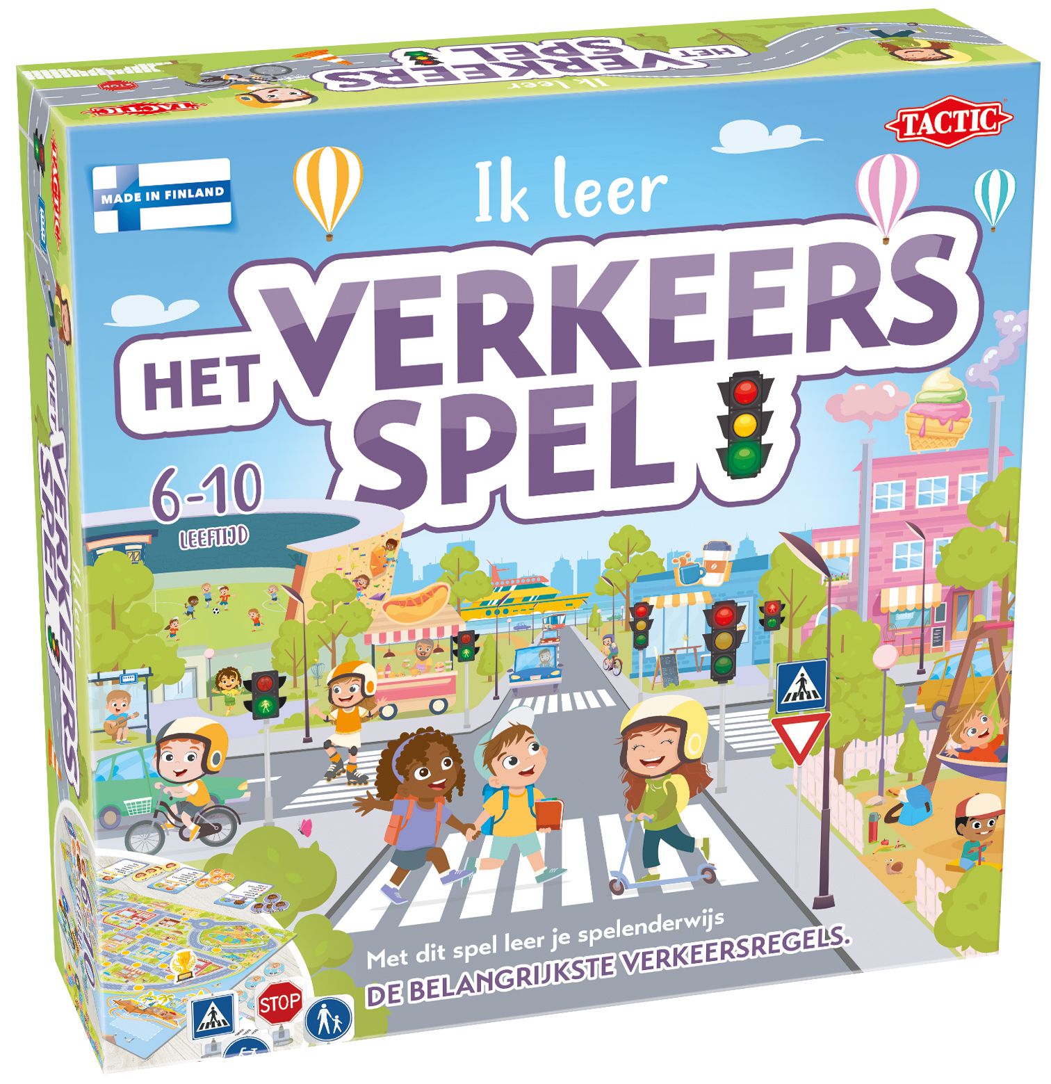 Tactic Ik Leer Het Verkeersspel - Bordspel - Educatief spel - Nederlands - Vanaf 6 jaar