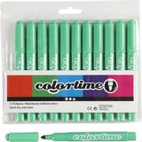 Colortime Colortime stift 5 mm lijn lichtgroen 12 stuks