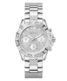 RELOGIO Guess Majesty GW0771L1 Horloge - Staal - Zilverkleurig - Ø 40 mm
