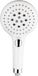 Haushalt Top Choice Douchekop met 3 functies - Verchroomt - Wit - 13 x 26.5 cm