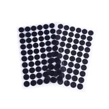 cyclingcolors Tondini Ronde stickers, ronde zelfklevende punten, haken, ring, band, punten voor wanddecoratie, foto, doe-het-zelf, handwerk, 60 paar, 15 mm, donkerblauw