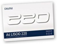 Favini Bloc de dessin A4 Lisse - Blanc