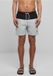 Urban Classics Block Zwemshorts Heren XXL Grijs/Zwart