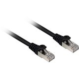 Sharkoon Cat.6a SFTP netwerkkabel Zwart 2 m