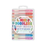 Ooly Mini Doodlers Afgetopte gelpen Blauw, Cyaan, Groen, Grijs, Lichtblauw, Lichtgroen, Lichtmagenta, Lichtroze, Oranje, Roze, Paars, Rood, Roze, Turkoois, Violet, Geel 20 stuk(s)