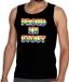 Bellatio Decorations Proud en stout tanktop/mouwloos shirt - zwart regenboog homo singlet voor heren - gay pride S