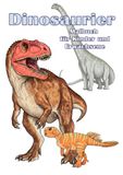 Dinosaurier. Malbuch für Kinder und Erwachsene.