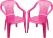 Sunnydays Chaise enfant - 2x - Rose - Plastique