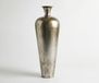 Aurum Vase Marvella B27 x T27 x H78 cm Métal Platine Fait main