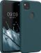 kwmobile Back Cover Mat Petrol voor Google Pixel 4a