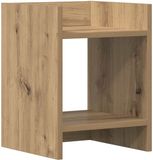 vidaXL Plantenstand Artisanaal eiken 30 x 30 x 40 cm Bewerkt hout