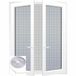 Luance Vliegen/insecten opzet raam hor - wit - 100 x 100 cm