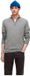 SELECTED Tray Half Rits Trui Grijs XL Man