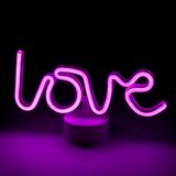 Mopec NM1 Neonbord Love 28 cm, rood, normaal