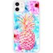 Apple Bedrukt siliconen hoesje compatibel met iPhone 12 Ananas