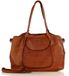 Marco Mazzini Sac cabas en cuir Camelbrun