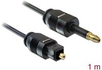 DeLOCK 82875 Toslink Kabel - 1m - Zwart