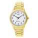 Q&Q C02A-002PY - Montre homme - Analogique - Bracelet en acier - Doré