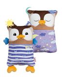 Knuffeluil NICI Knuffeluil met omkeerbare functie, 30 x 20 cm, bruin