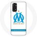Olympique de Marseille Logo Fond Blanc Maniacase Coque pour Xiaomi Redmi Note 11S 4G