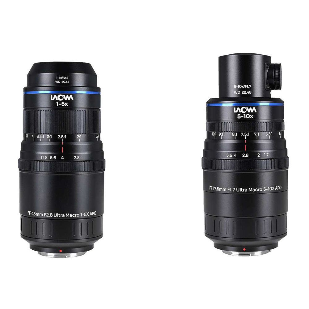 Laowa Aksen 2-lens Bundel 45mm f/2.8 + 17.5mm f/1.7 (Coax Ill) MFT-mount