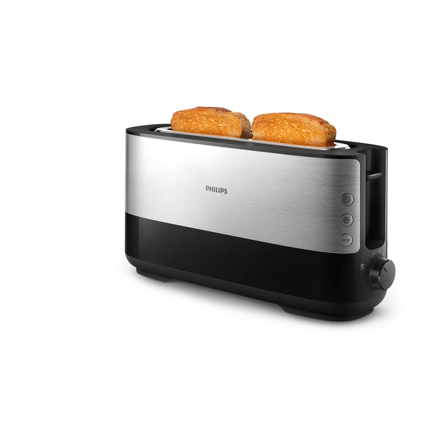 Philips Viva Collection HD2692/90 - Broodrooster - Zwart, Metallic