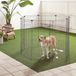 Holland Connections enclos pour animaux de compagnie avec 8 panneaux et 8 ancrages au sol - Fer - 122 cm